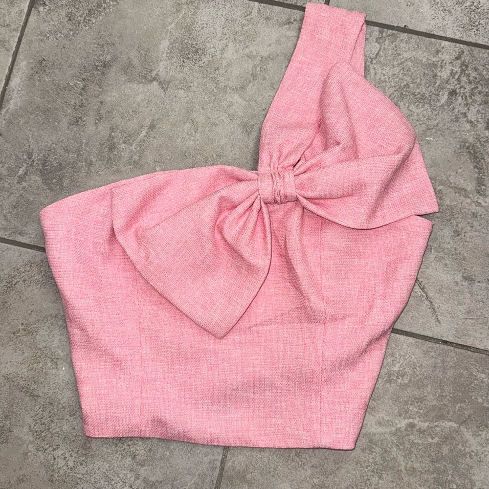 Pink Bow Top